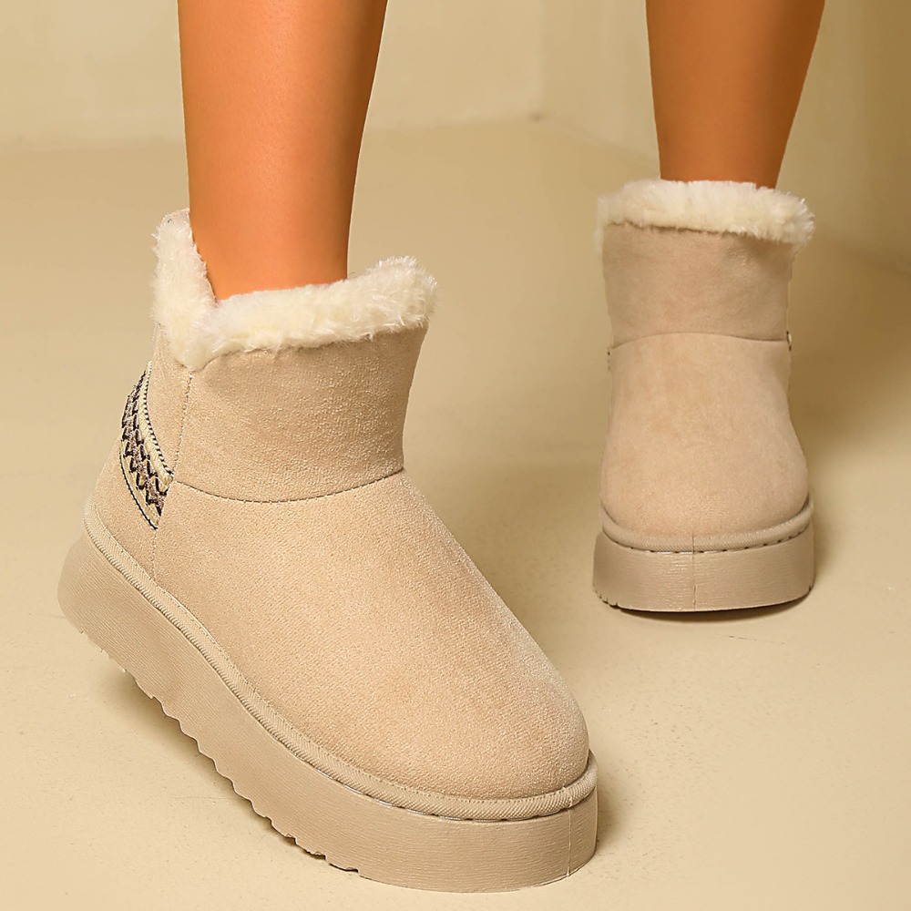 New Winter Women's Suede Snow  - đánh giá và giá Espadrille Slip On
