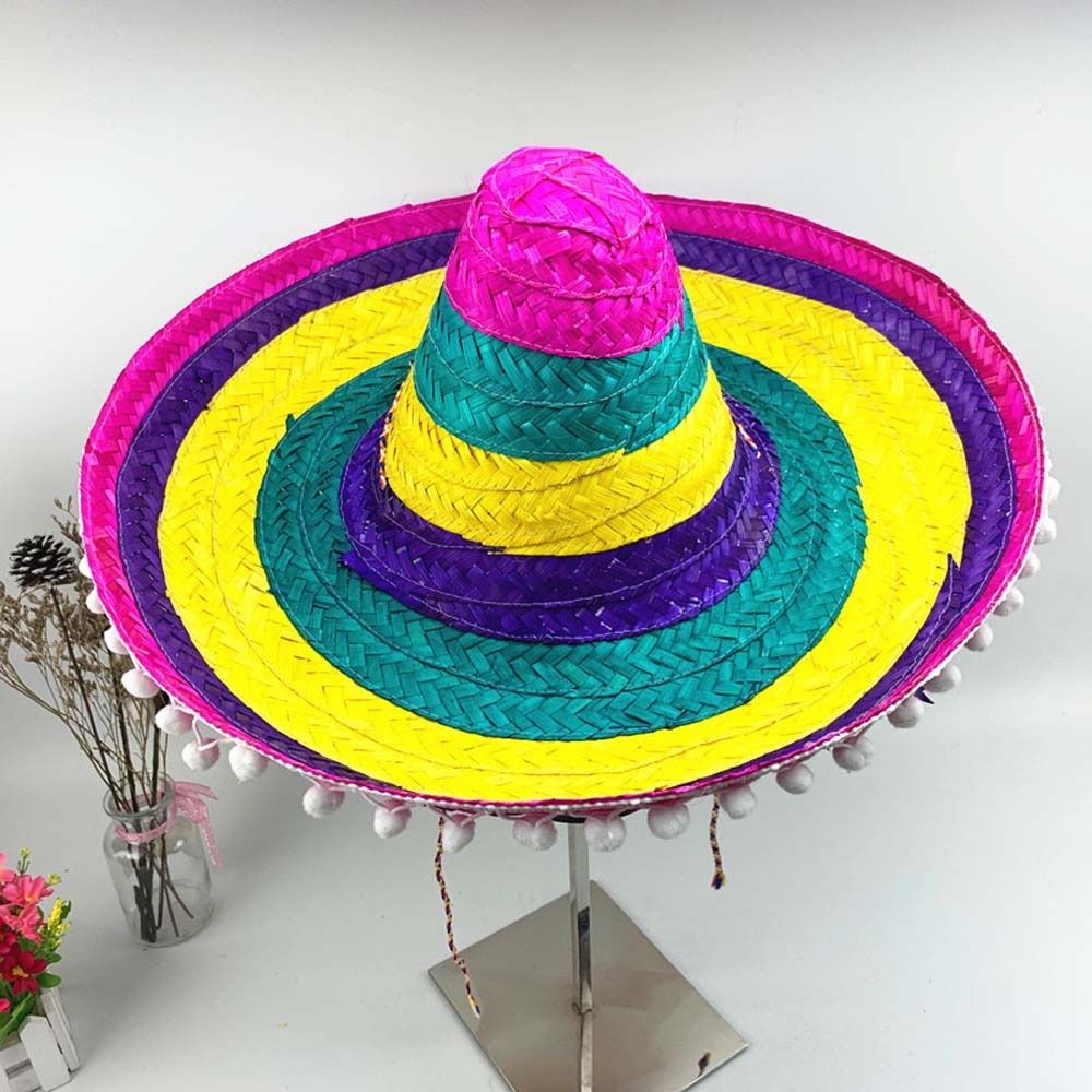 Summer Wide Brim Mexican Party - đánh giá và giá Bucket Hat Straw