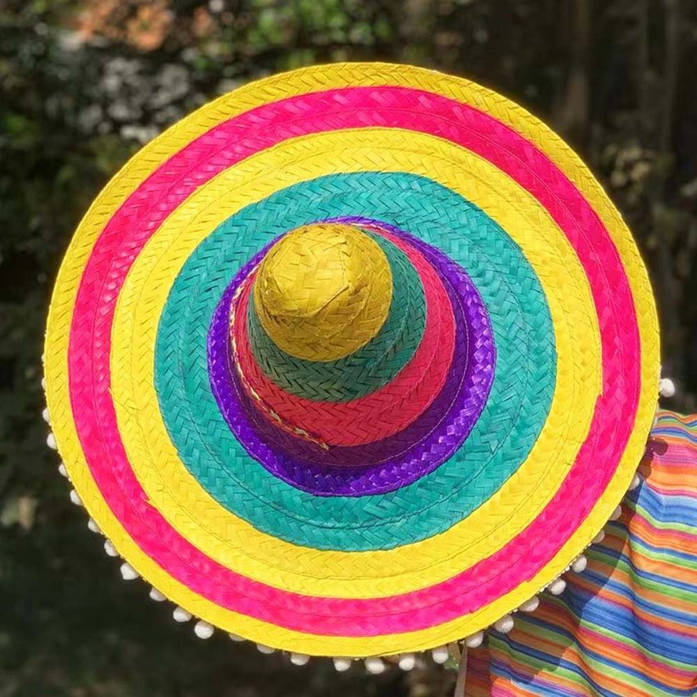 Summer Wide Brim Mexican Party - đánh giá và giá Bucket Hat Straw