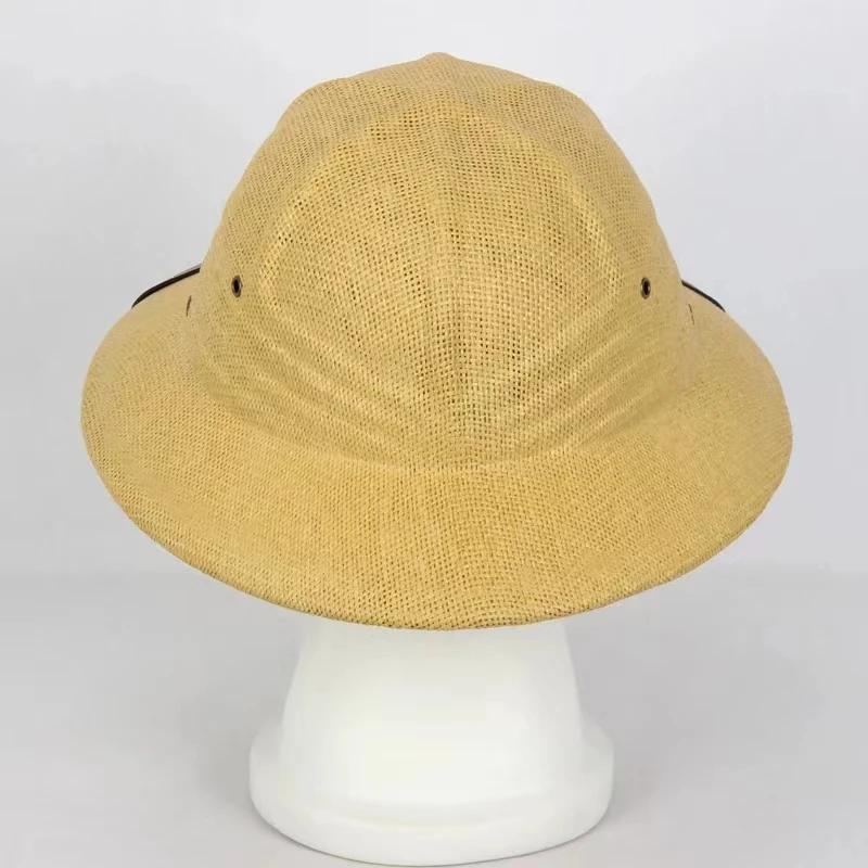 100% Straw Helmet Pith Sun Hat - đánh giá và giá Bucket Hat Straw