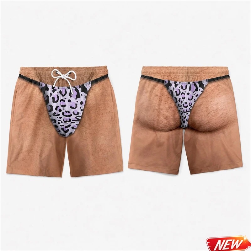 Funny Men 3D Print Leopard Pri - đánh giá và giá Trunks Board Surf