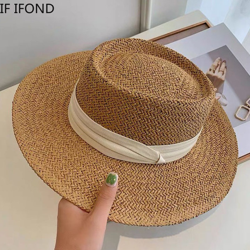 Spring Summer Breathable Straw - đánh giá và giá Bucket Hat Straw