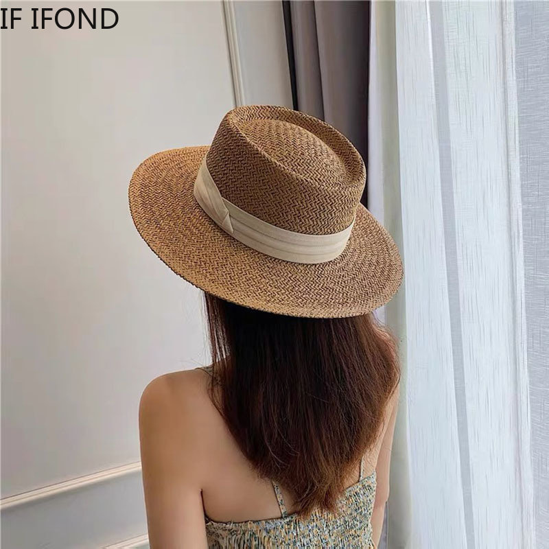 Spring Summer Breathable Straw - đánh giá và giá Bucket Hat Straw