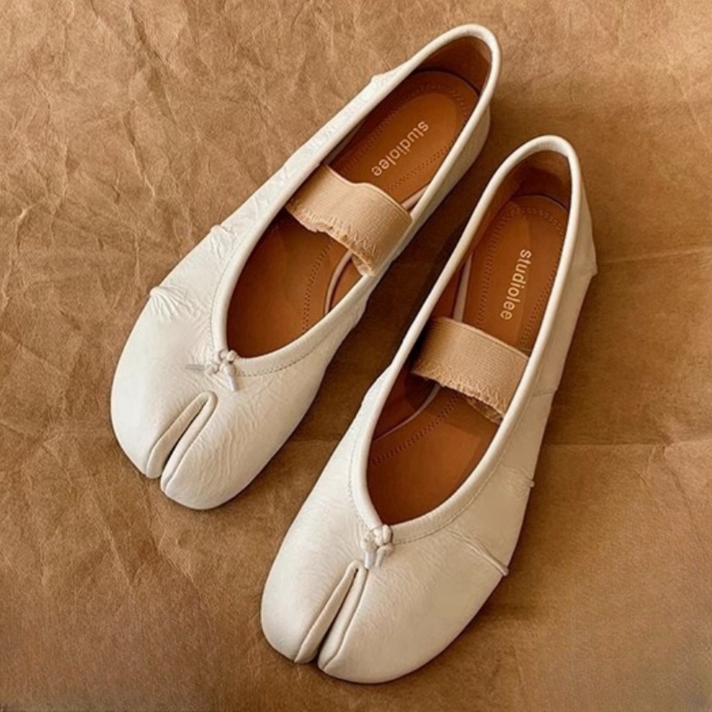 Retro Round Split Toe Flat sne - đánh giá và giá Espadrille Slip On